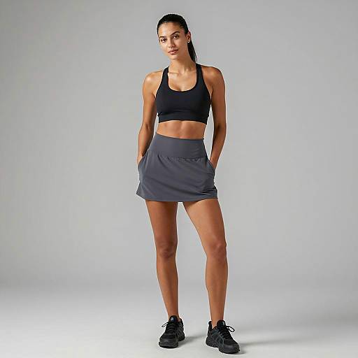 Stylish Athlete in Casual Workout Gear