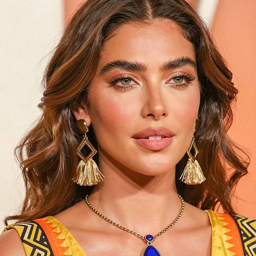 Vibrant Portrait of a Stylish Woman