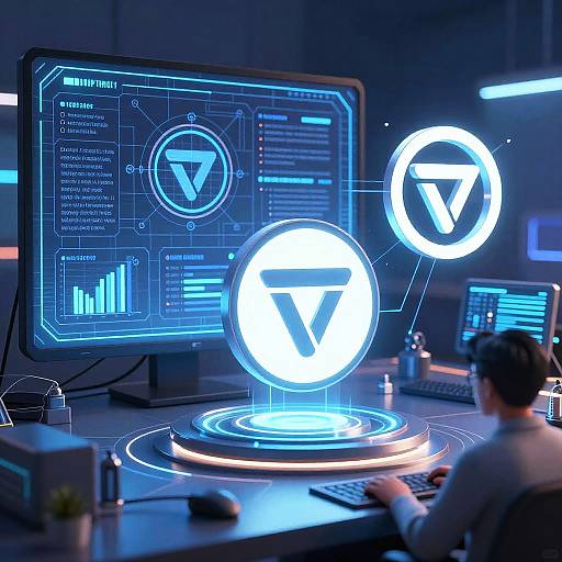 Futuristic AI Team Logo Creator