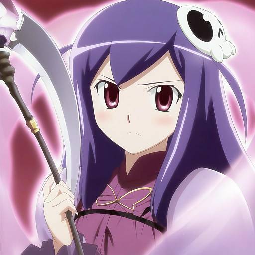 Illustration of Haqua d'rot herminium, kami nomi zo shiru sekai in the style of Fujii masahiro