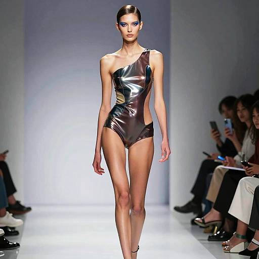 Futuristic Fashion Runway Model