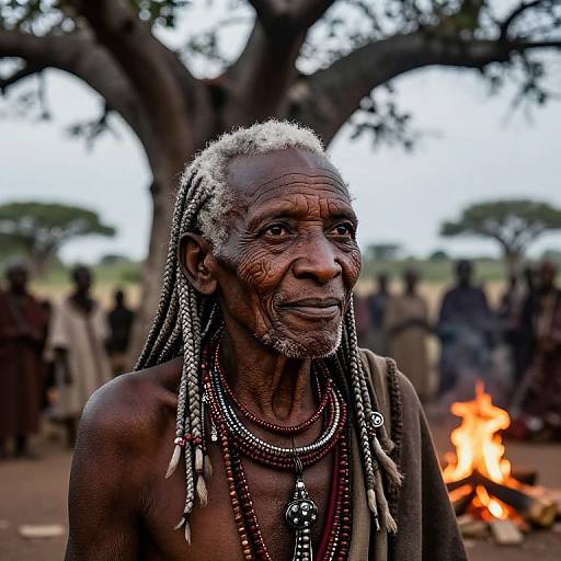 Portrait of Wise African Elder