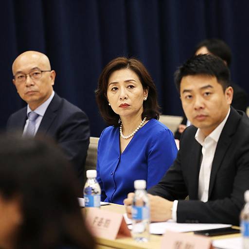 Business Meeting at Conference Table