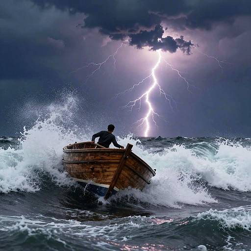 Stormy Sea Overboard Survival