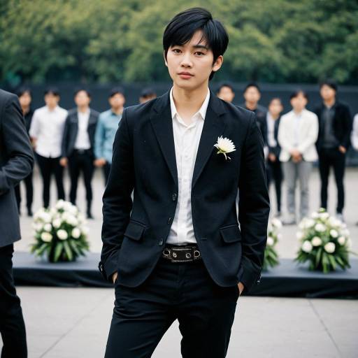 Realistic Male Singer Stage Outfit Design