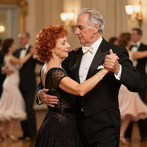 Elegant Dance of Timeless Love