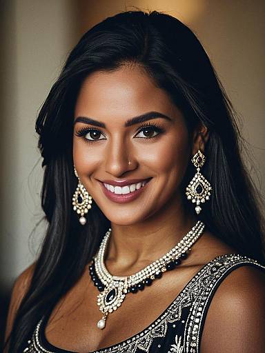 Realistic Jodhpuri Engagement Portrait Woman