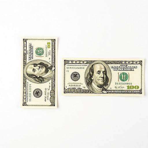 Photograph of Two Hundred Dollar Bills