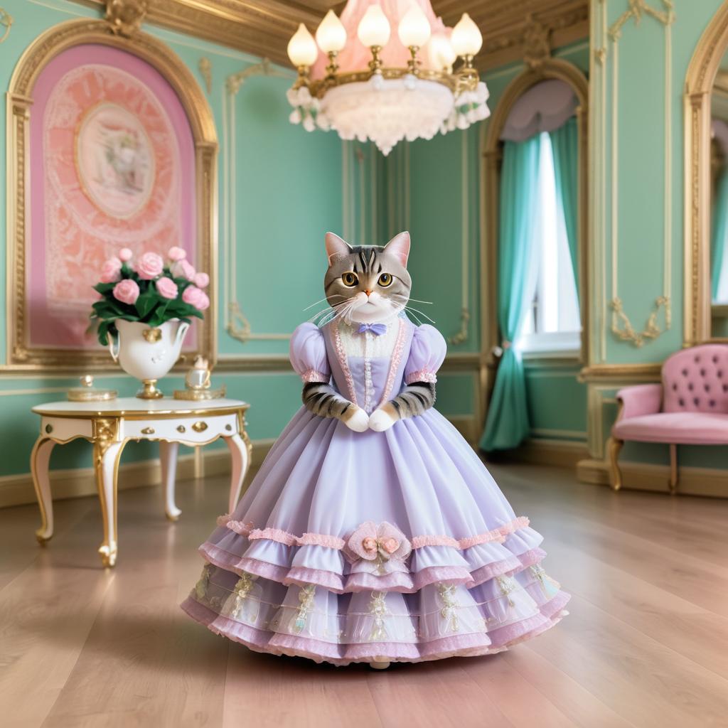 Victorian Elegance: A Cat's Ball