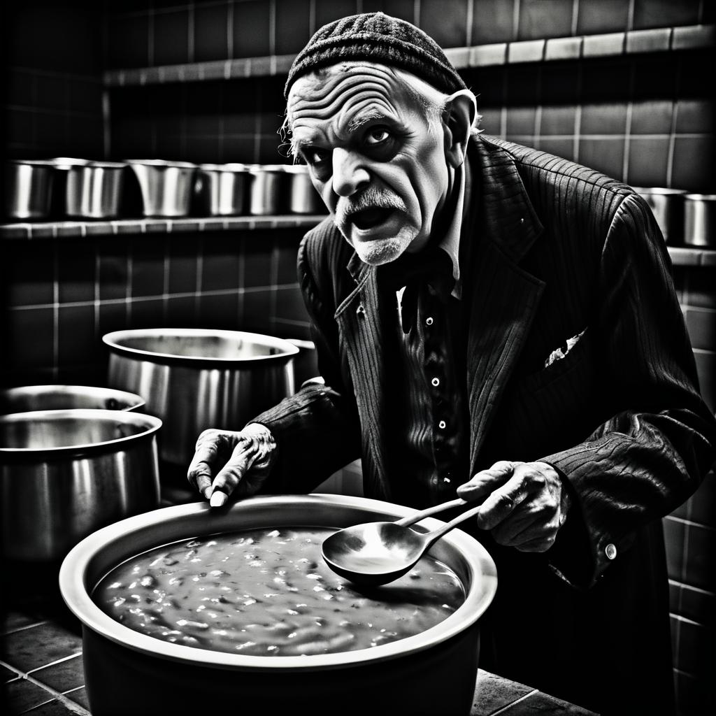 Surreal Ghoul Waiting for Soup