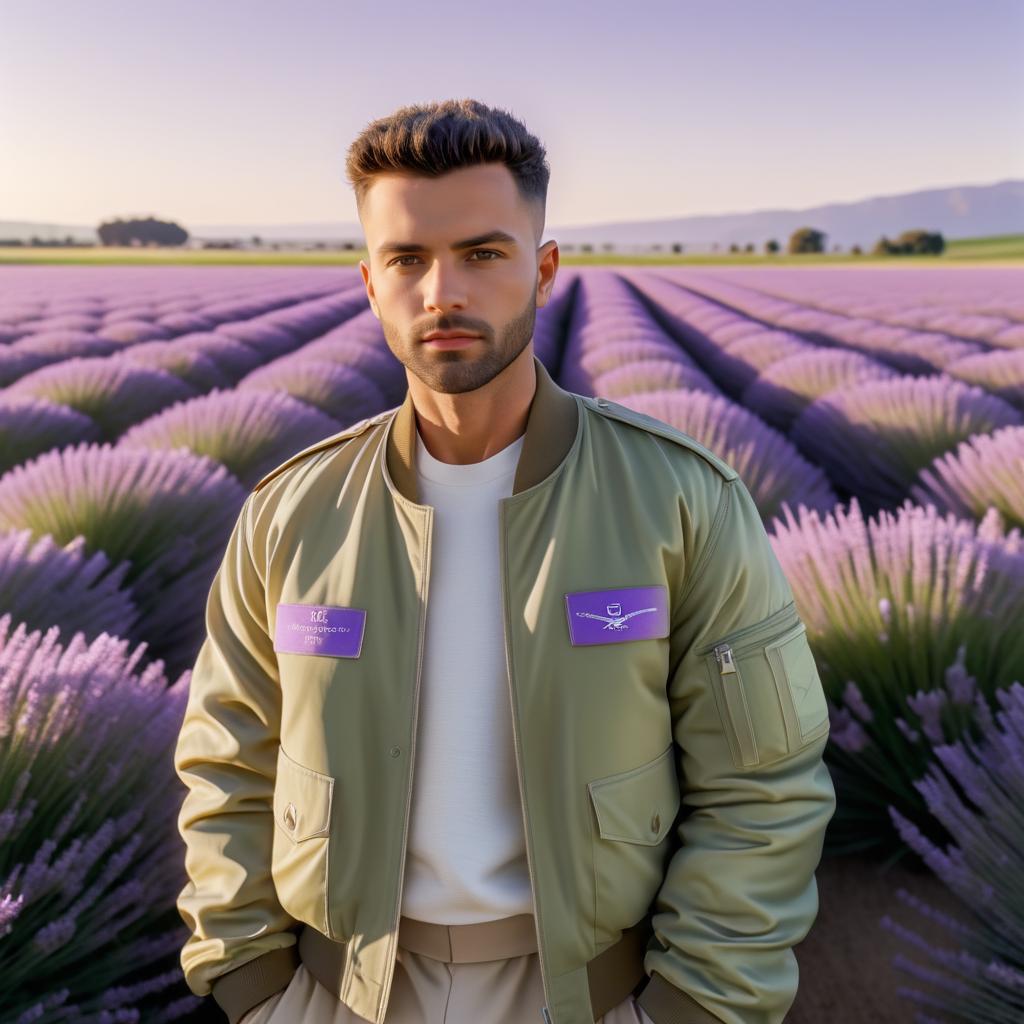 Cinematic Portrait in Lavender Fields