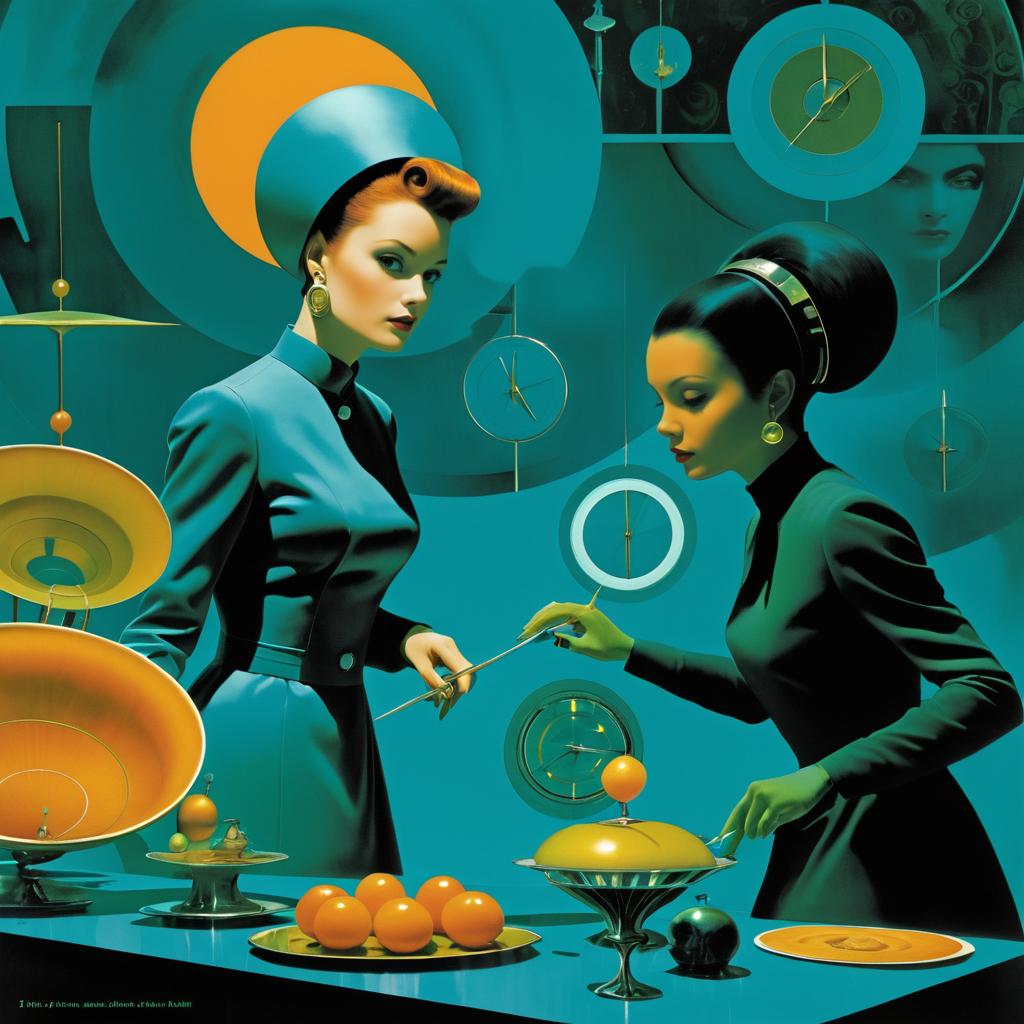 Quantum Chef: 1960s Novel Cover Art