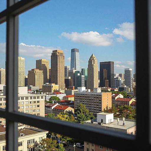 Remove Reflections from Cityscape Photo