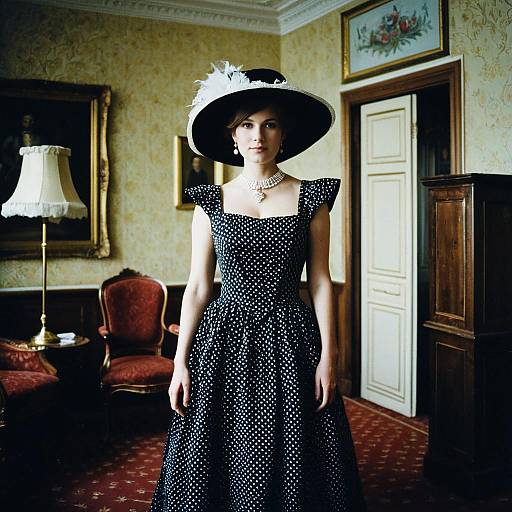 Woman in Fancy Dress Costume