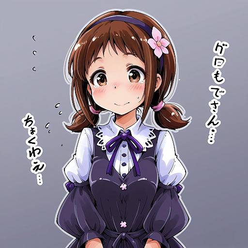 Illustration of Muramatsu sakura, idolmaster in the style of Shinapuu