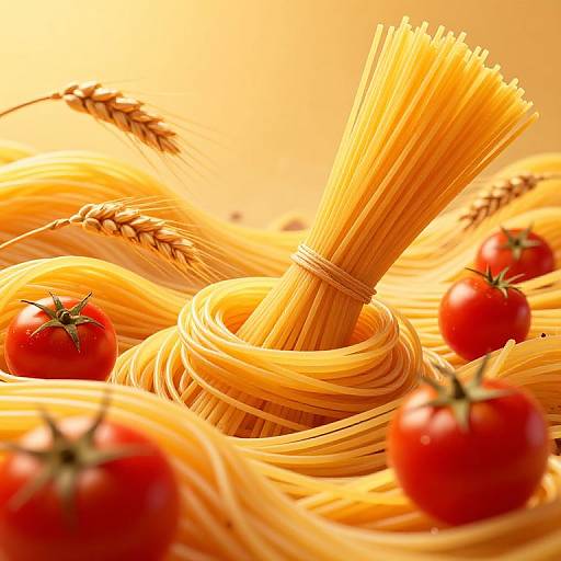 Surreal Spaghetti Waves with Wheat