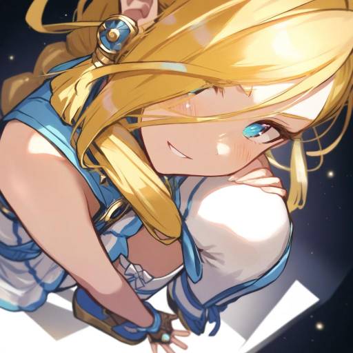 Chic Blonde from Ys VIII: Close-Up Art