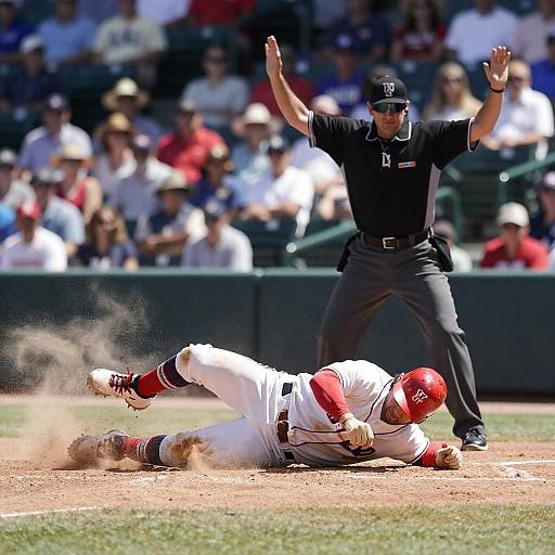 Dramatic Moment in a Baseball Game