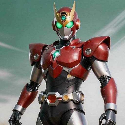 Futuristic Robot with Dramatic Design