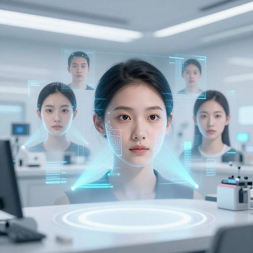 High-Tech Facial Recognition Lab