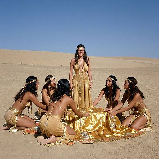 1970s Desert Tribe Golden Ritual