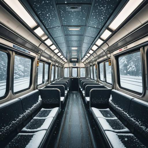 Stippling Snow in a Dieselpunk Train