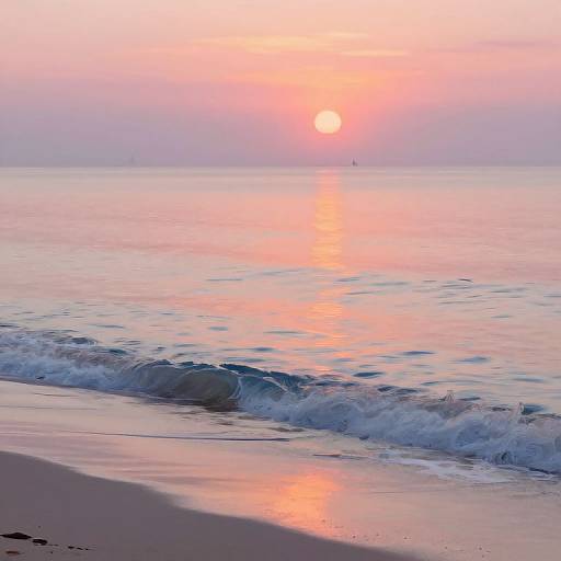 Soothing Ocean Sunset Serenity