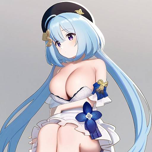 Illustration of Griseo, honkai (series) in the style of Pettan p