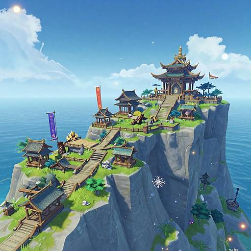 Genshin Impact Cliffside Base