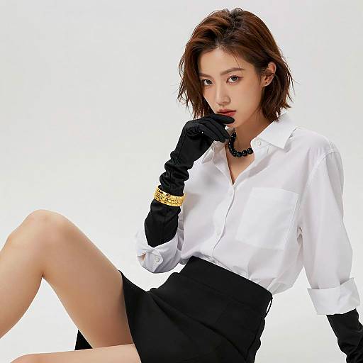 Elegant Portrait of a Woman in Style