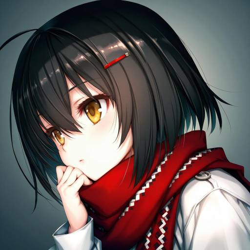 Illustration of Mashiro meme, nijisanji in the style of Hitomaru