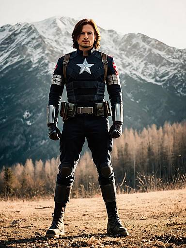 Winter Soldier in Military Dress