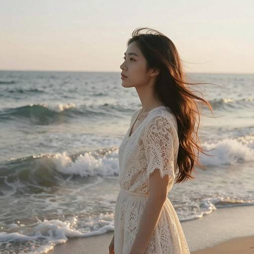 Golden Hour Elegance by the Shore