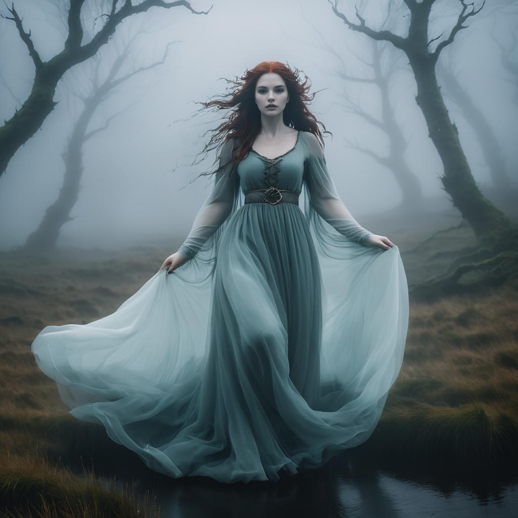 Haunting Banshee in Misty Moor