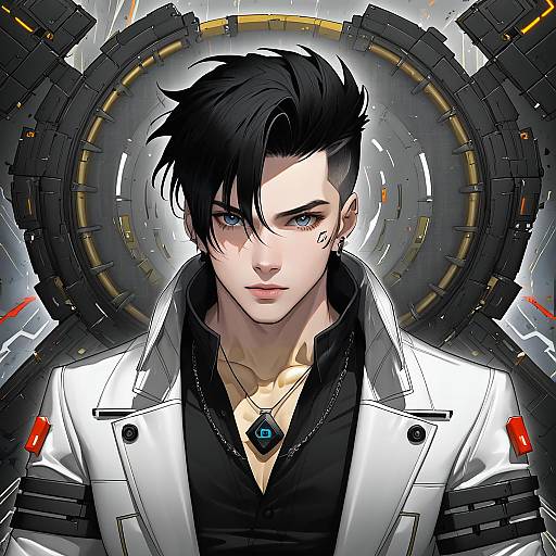 Illustration of Crypto (apex legends), apex legends in the style of Gayarou