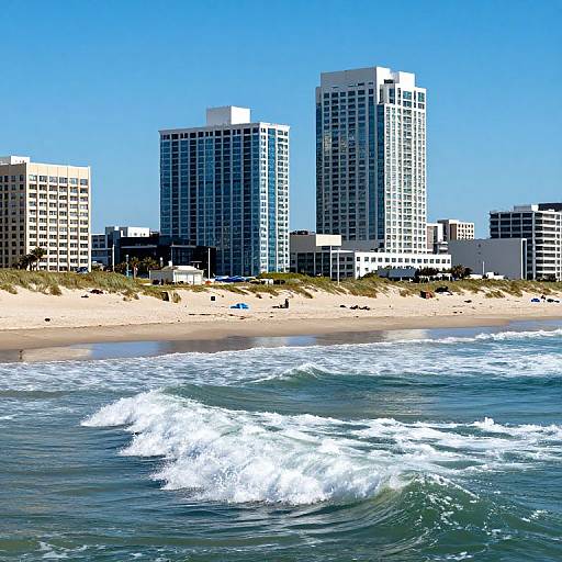Vibrant Atlantic City Beachscape