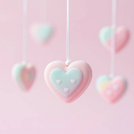 Pastel Candy Hearts of Serenity