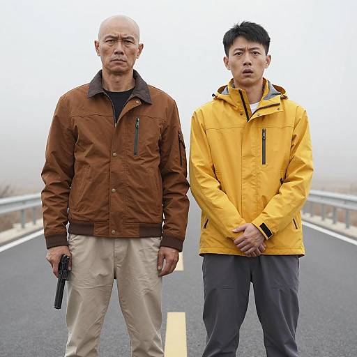 Dramatic Standoff on Mysterious Road