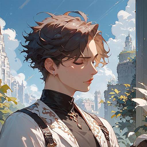 High-Scoring Anime City Night Scene