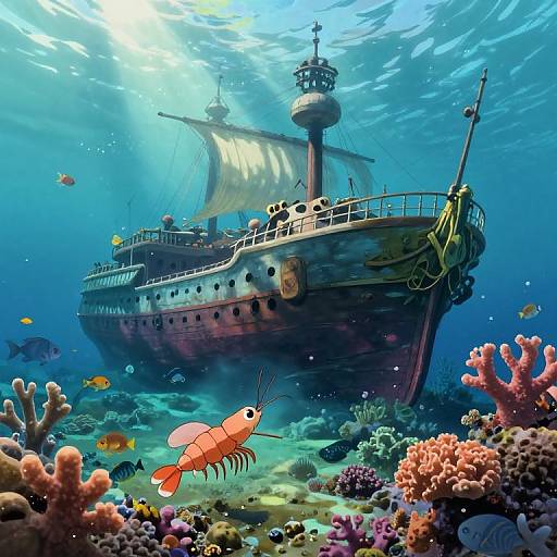 Enchanting Underwater Ghibli Haven