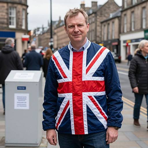Royalist Supporter in Edinburgh
