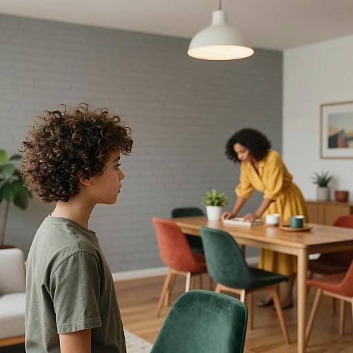 Cozy Living Room Scene with Details