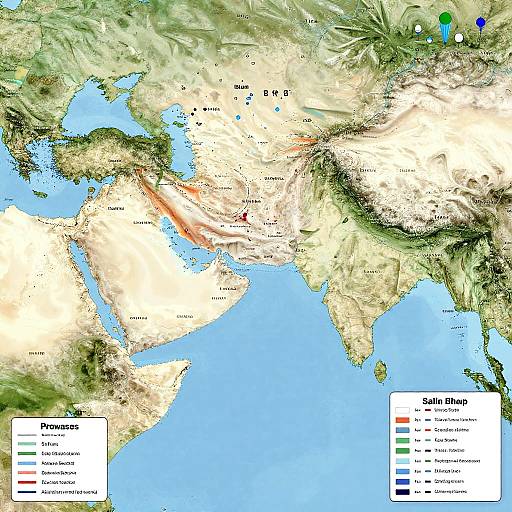 Islam Diffusion Along Silk Road Map