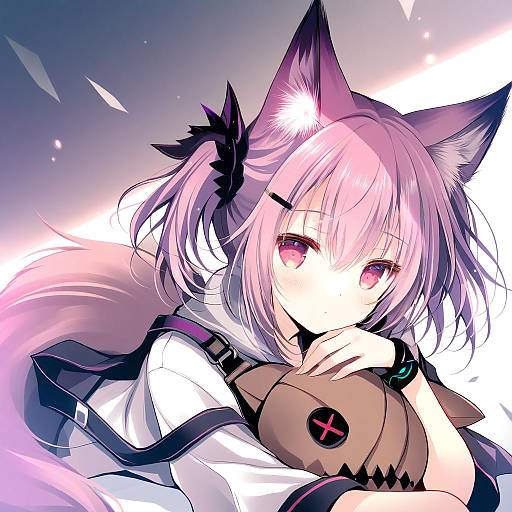 Illustration of Morte (arknights), arknights in the style of Shirogane hina