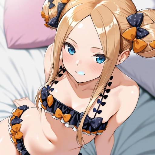 Illustration of Abigail williams (emerald float) (fate), fate/grand order in the style of Doushimasho