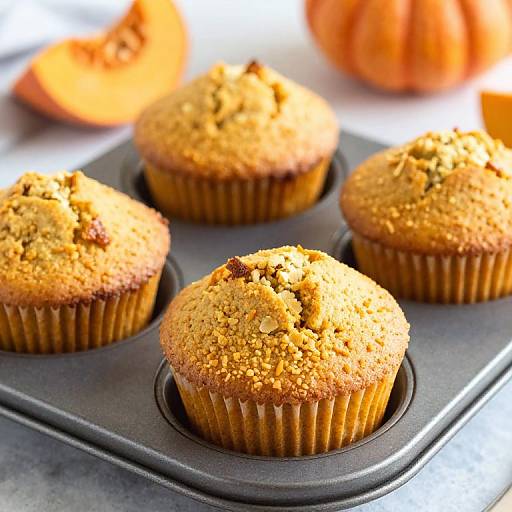 Gluten-Free Vegan Pumpkin Cornbread Muffins