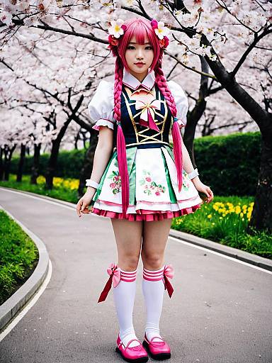 Cosplay photo of hanami kotoha. Costume clothes