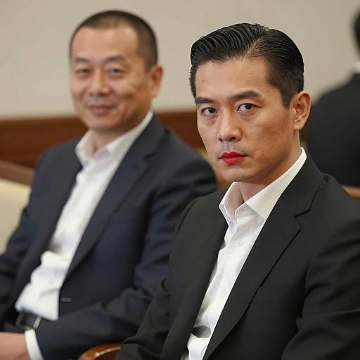 Formal Attire: Two Men Portrait