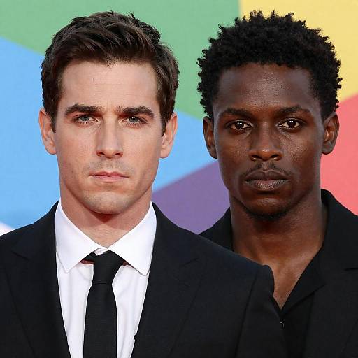 Close-up Portraits of Two Distinct Men