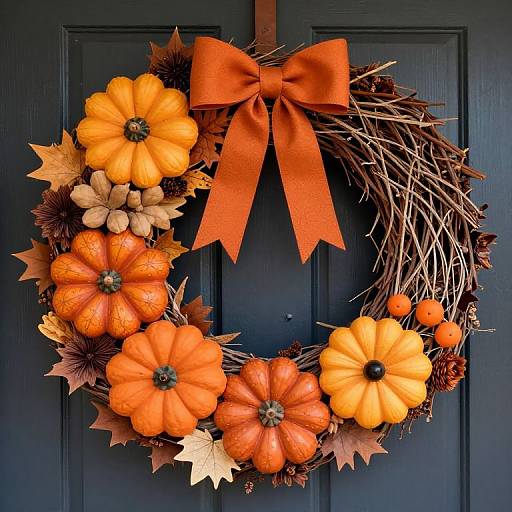 15 Stunning Handmade Thanksgiving Wreaths